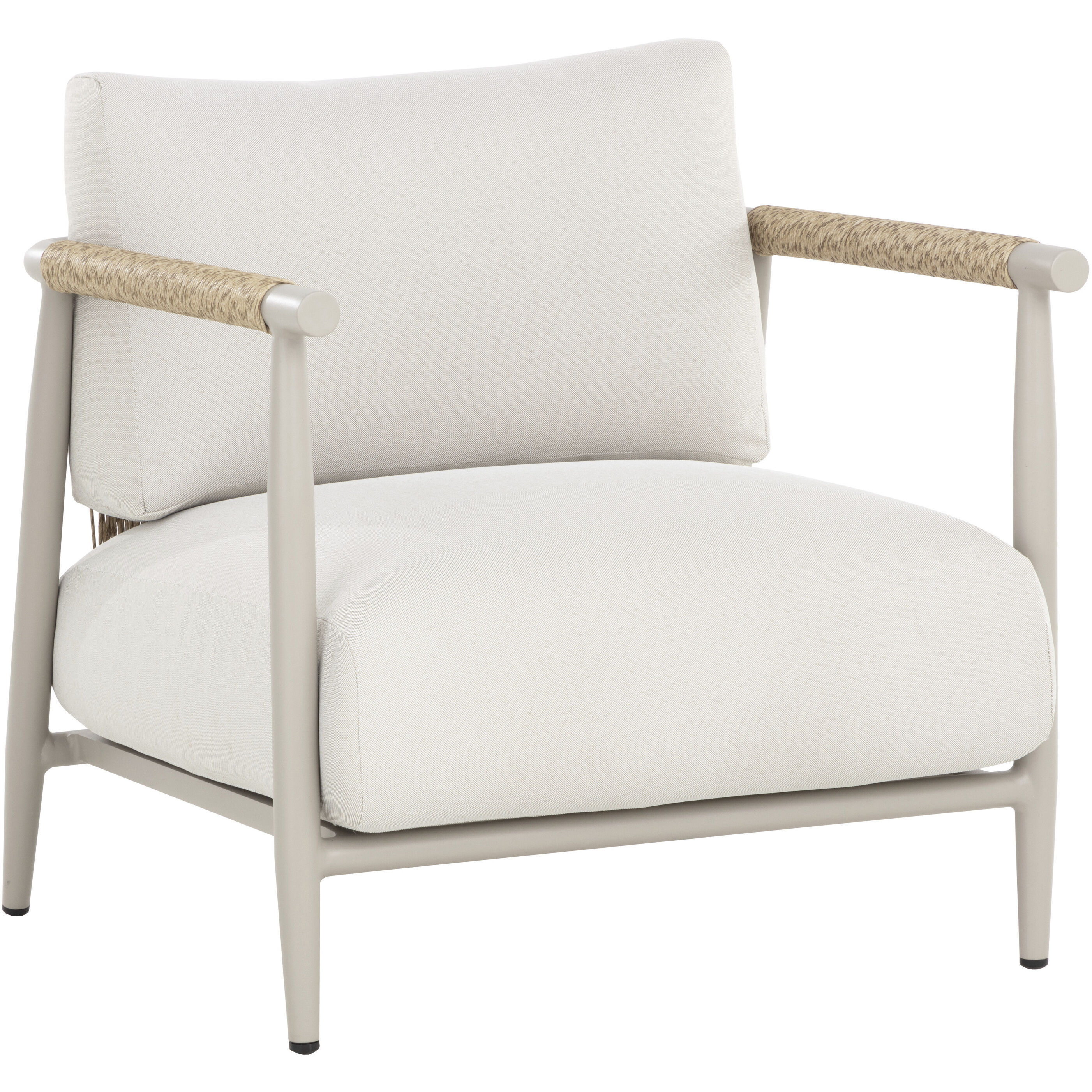 Muros Greige / Palazzo Cream Outdoor Lounge Chair